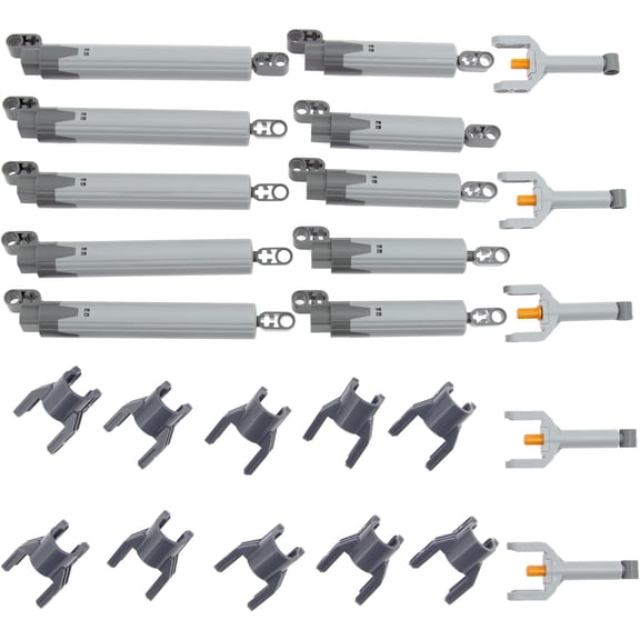 5 Set Linear-Actuators Compatible with Technic-Parts, Axle-Pin-Connector, for MOC Car-Truck-Replacement-Parts