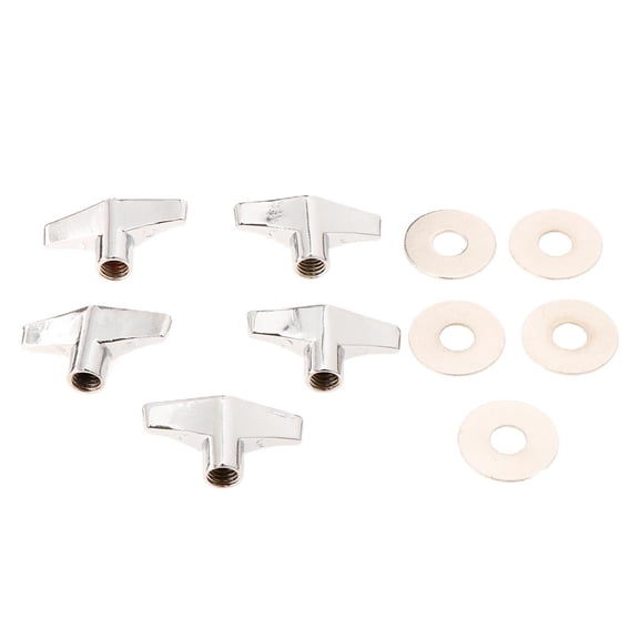 5 Set Quick Release Cymbal Stand Wingnut Washer , Drum Set Repalcemetn Parts