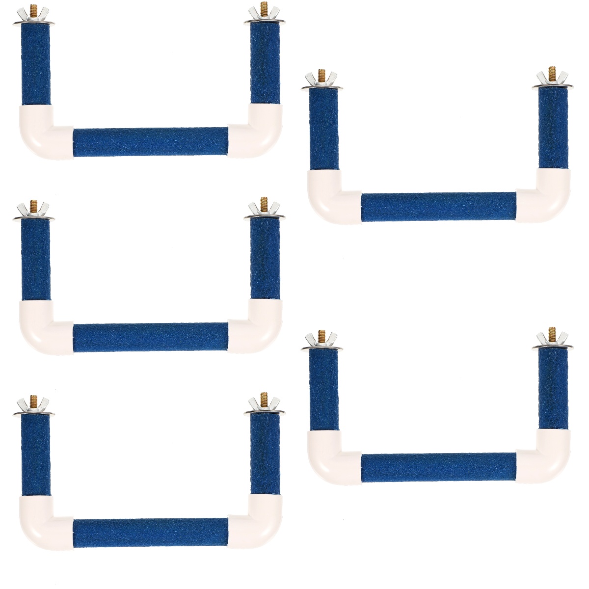 5 Set Ushaped Parrot Perch Toys Bird Stand Rod Bird Platform Climbing