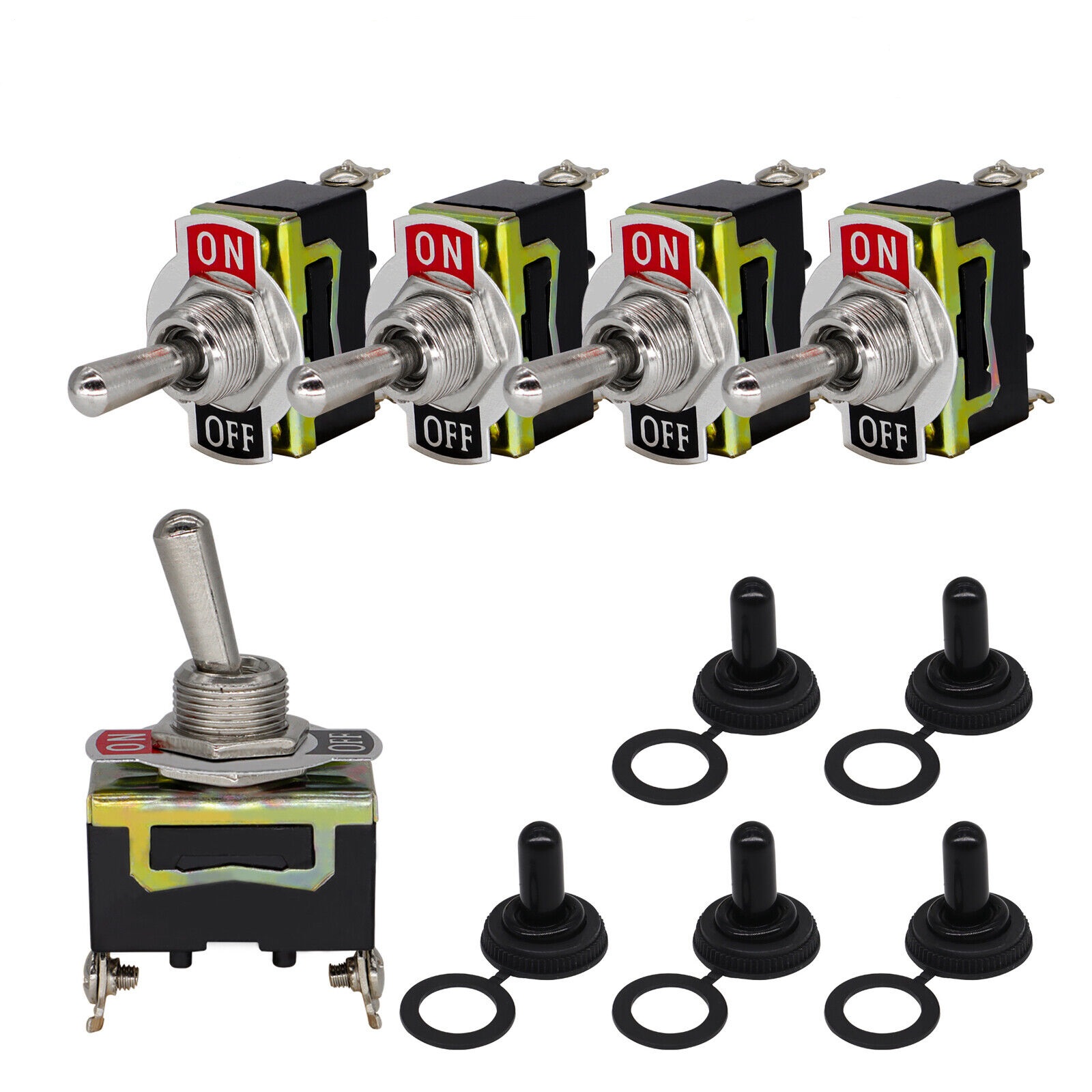 Nilight LED Light Bar Rocker Switch STEREO Rocker Switch 5 Pin Laser On