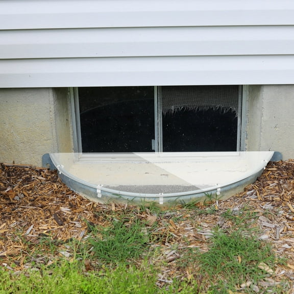 5 Set Window Well Cover Hardware Kit Stainless Steel Window Well Cover Clips Heavy Duty Egress Window Well Cover Clips for Basement Window Well Silver