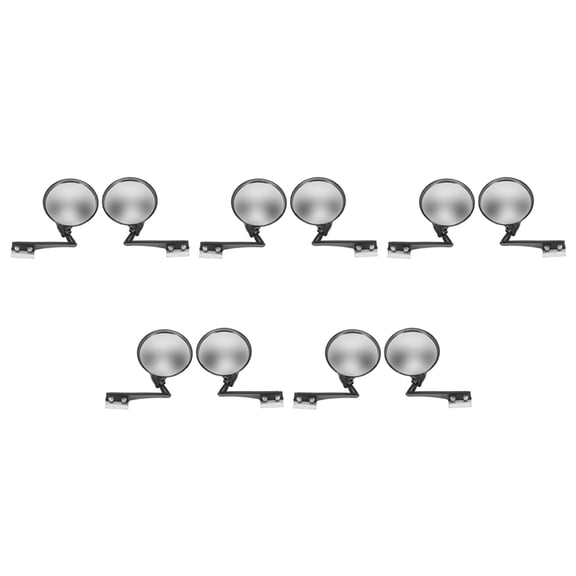 5 Set of 10 Car Blind Spot Mirrors Car Side Convex Mirror Wide Angle Round Car Rear View Mirror