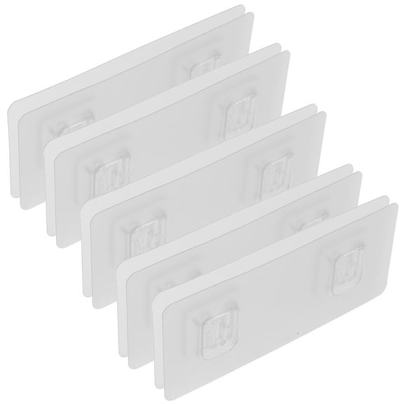 5 Sets Adhesive Socket Holders Power Sockets Fixers Wall No Punching Socket Fixers