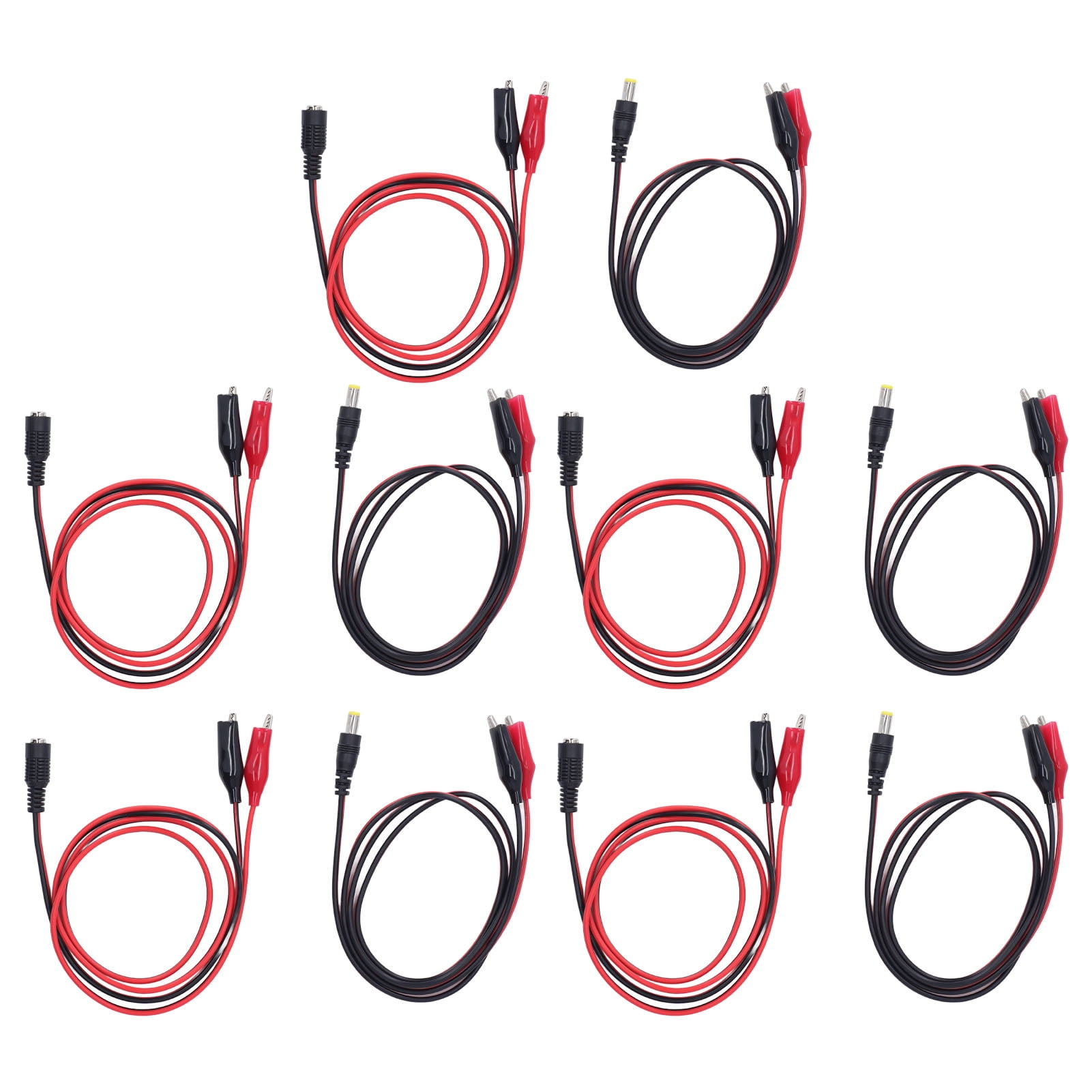 5 Sets Alligator Clip To DC Adapter Cable Stable Dual Alligator Clip To 5-sets-alligator-clip-to-dc-adapter-cable-stable-dual-alligator-clip-to