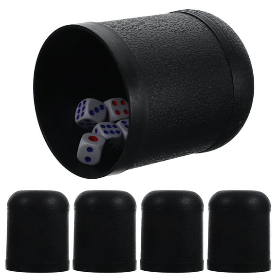 5 Sets Dice Cup Poker Dice Small Dice Plastic Dice Shaker Mini Dice Shaker Dice Shaker Cup