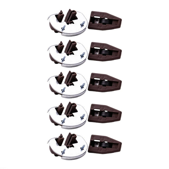 5 Sets Drawer Guide Set Drawer Installation Aid Track Jig Replacement Hardware Parts Drawer Stops DIY Woodworking for Wooden Case Furniture