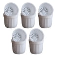 thumbnail image 1 of FUEENIRVA 5Sets Breathable White Plastic Flower Pot Self Watering Planter, 1 of 6