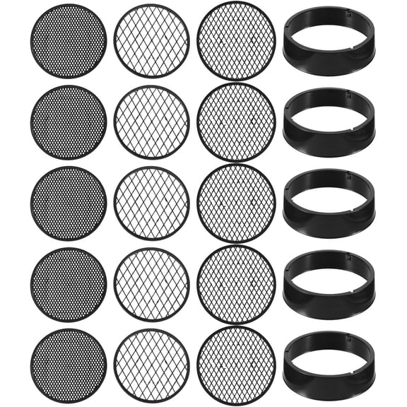 5 Sets Garden Soil Sieves Set with Plastic Frame and Replaceable Mesh Sieves, for Sieving and Fine Soil Sifting Portable Gardening Tools for Planting