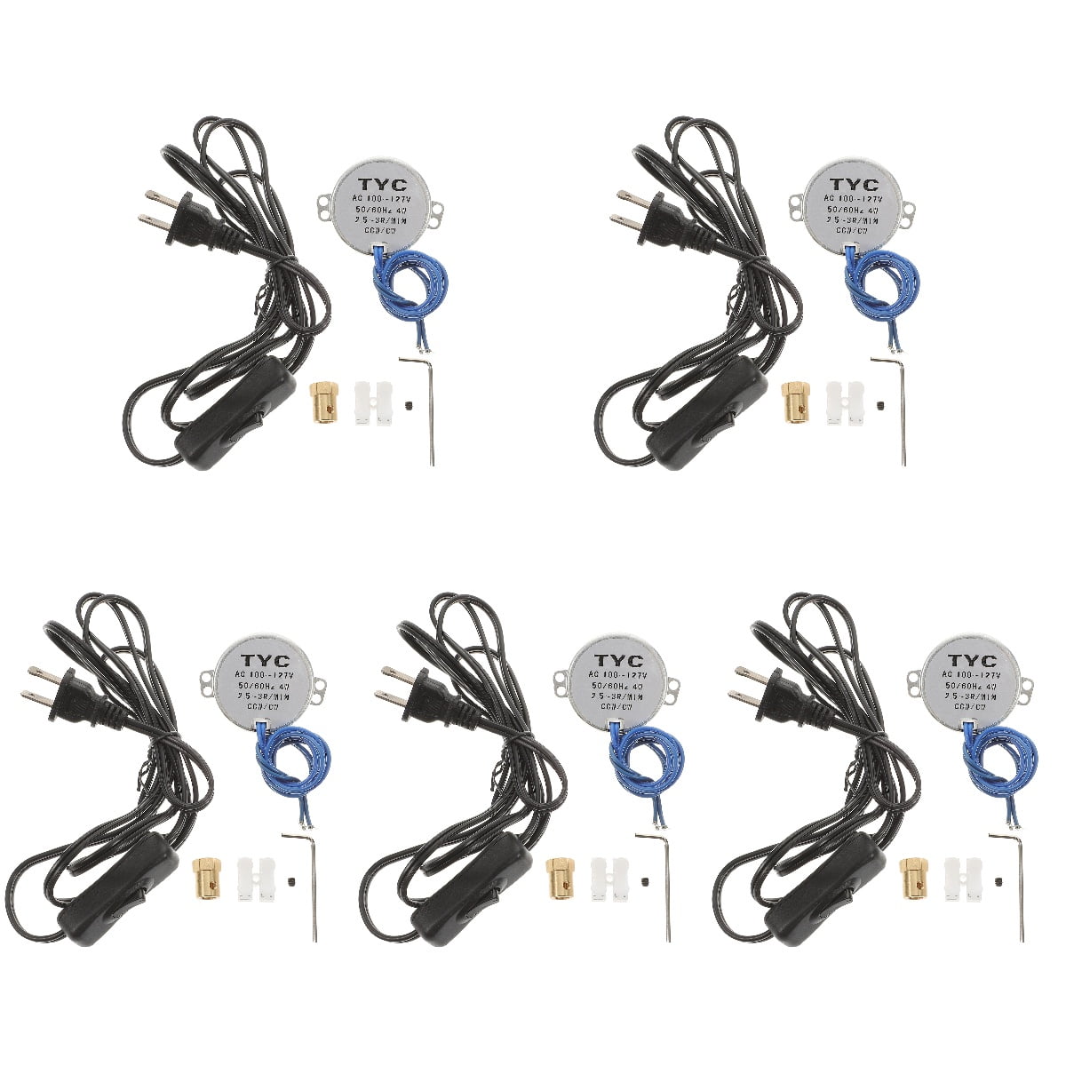 5 Sets Halloween Prop Motor Slow Rotating Motor Undirectional