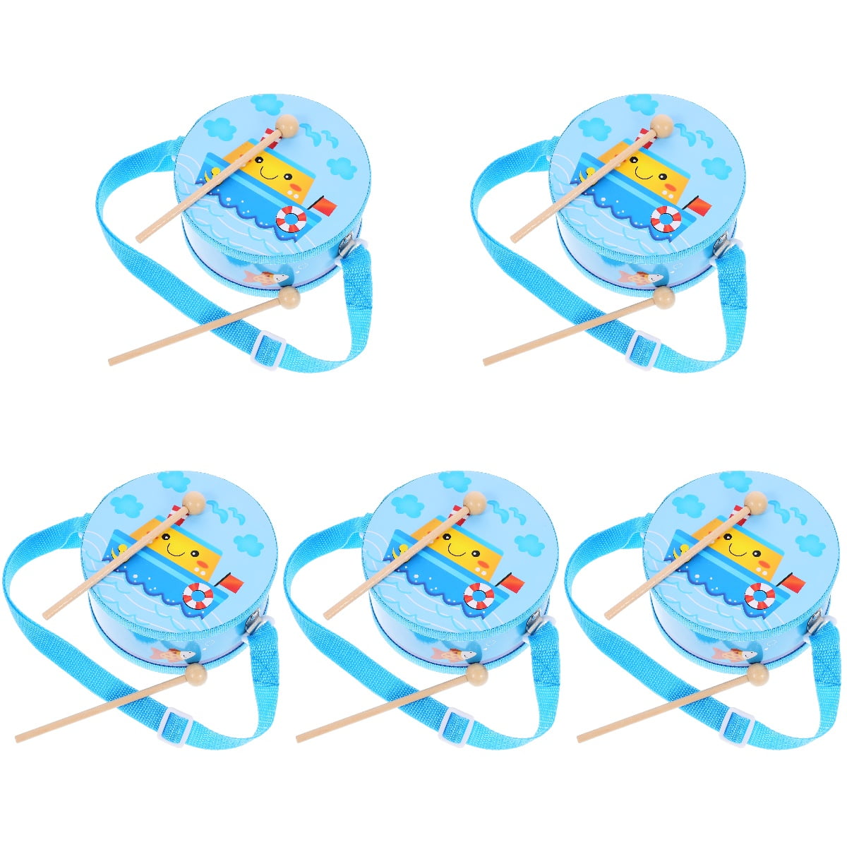 Buy 14" Snare Drum Kit Stainless Steel Drum Body PVC Drum Head With Drum Bag Strap Drumsticks