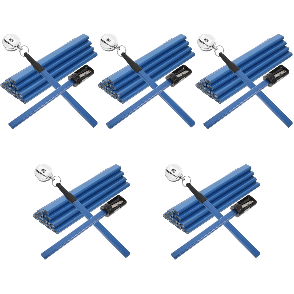 Led Rabar Sharpener 5 Sets LED Automatic Woodworking Pencil Industrial Marking Sharpener ...