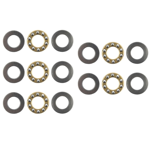 5 Sets Mini Thrust Ball Bearing F8-14-4M Miniature Axial Ball Bearings 8*14*4Mm