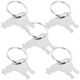 5 Sets Paper Towel Dispenser Keys Replacement Toilet Paper Dispensers Keys Compatible for