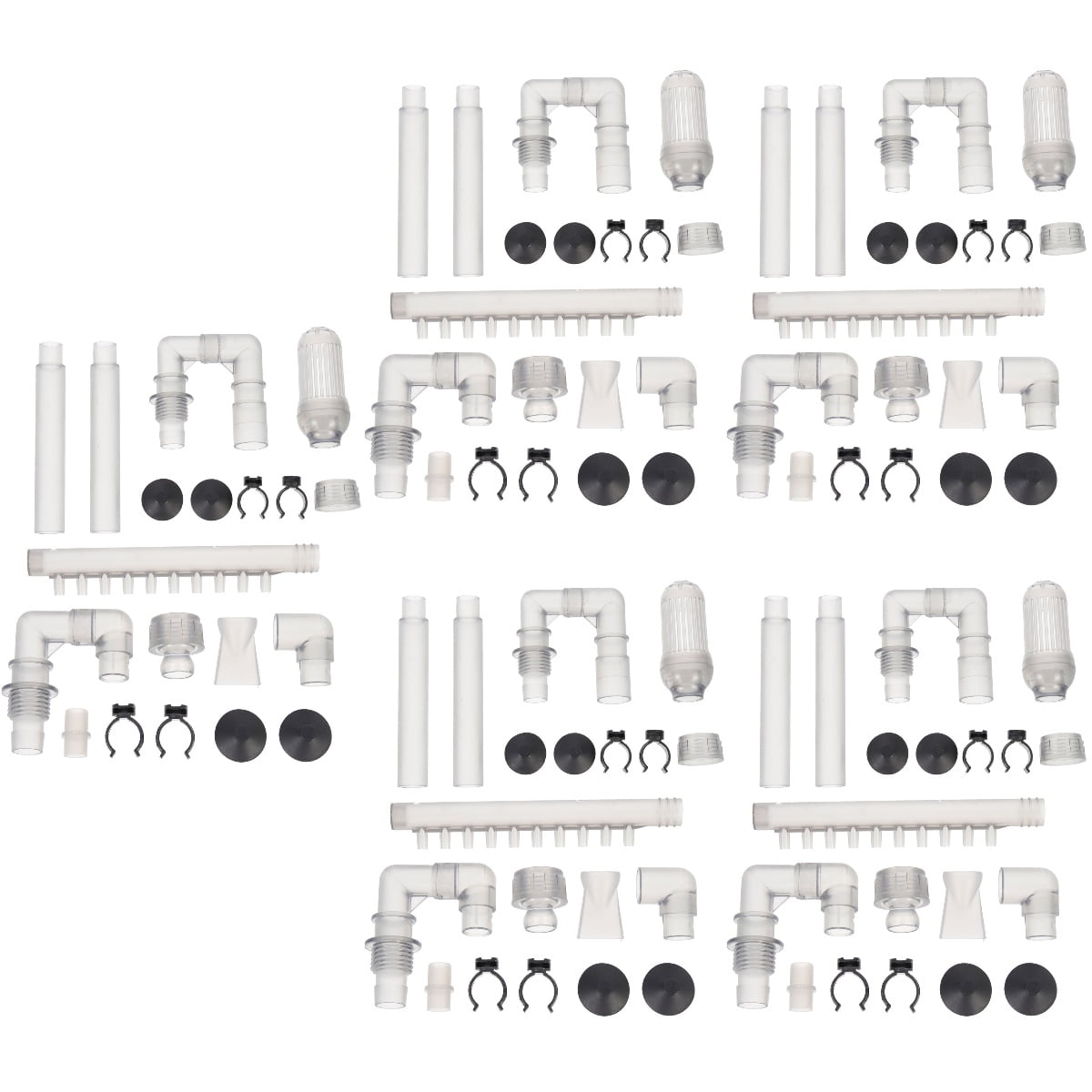 5 Sets Plumbing Fittings Fish Tank Filters Water Inflow Tube Canister ...