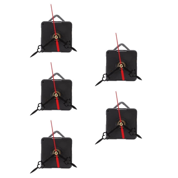 5-Pack Replacement Wall Clock Movement Mechanism Kit for Accurate Timekeeping and Easy Installation