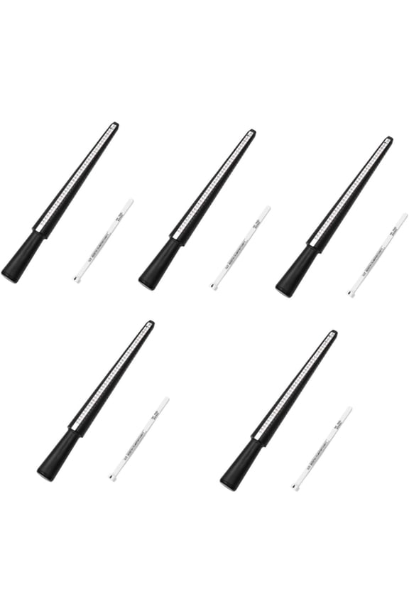 5 Sets Ring Measurement Finger Sizer Measuring Ring Making Kit Finger Measurer Round Sunglasses Womens Finger Measuring Gauge Rings Ring Measuring Stick Jewelry Finger Ring Plastic