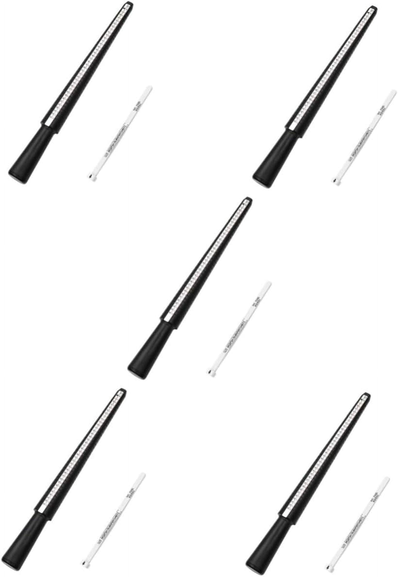 5 Sets Ring Measurement Finger Sizer Measuring Ring Mandrel Ring