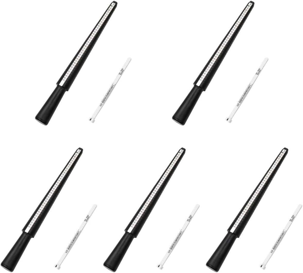 5 Sets Ring Measurement Plastic Jewels Ring Adjuster Professional