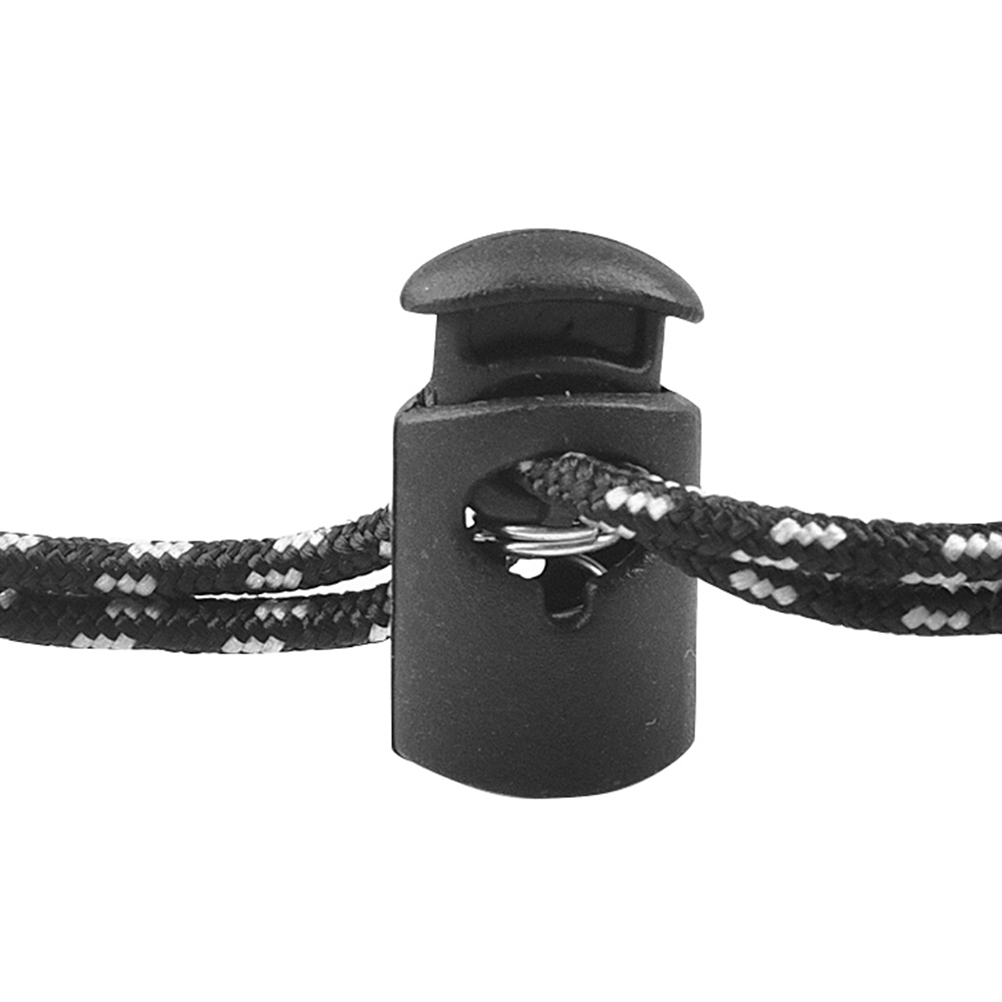5 Sets Rope End Snap Hook Plastic Cord Lock Spring Cord Locks Cord