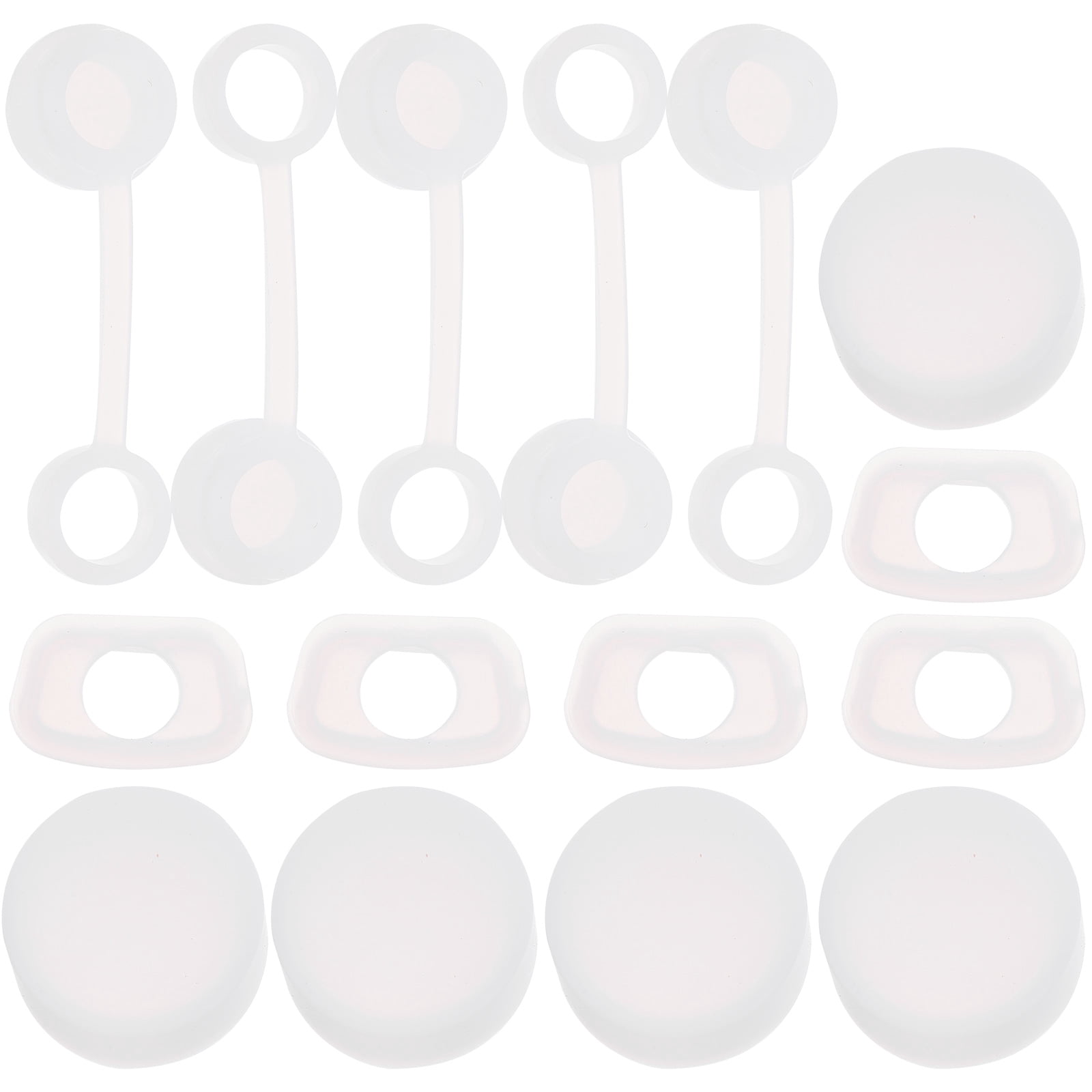 5 Sets Silicone Anti-spill Plug Tumbler Stopper Covers Drinking ...