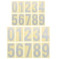 thumbnail image 1 of 5 Sets Reflective Mailbox Numbers Stickers Decals Post Door Silver, 1 of 8