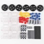5 Sets of Technical Parts Complete Gearbox Assembly Trans-Clear Wormbox Gear Motor Reducer Block Mindstorms Robotics ev3 NXT MOC Transparent Robotics Power Function Compatible with Part 6588