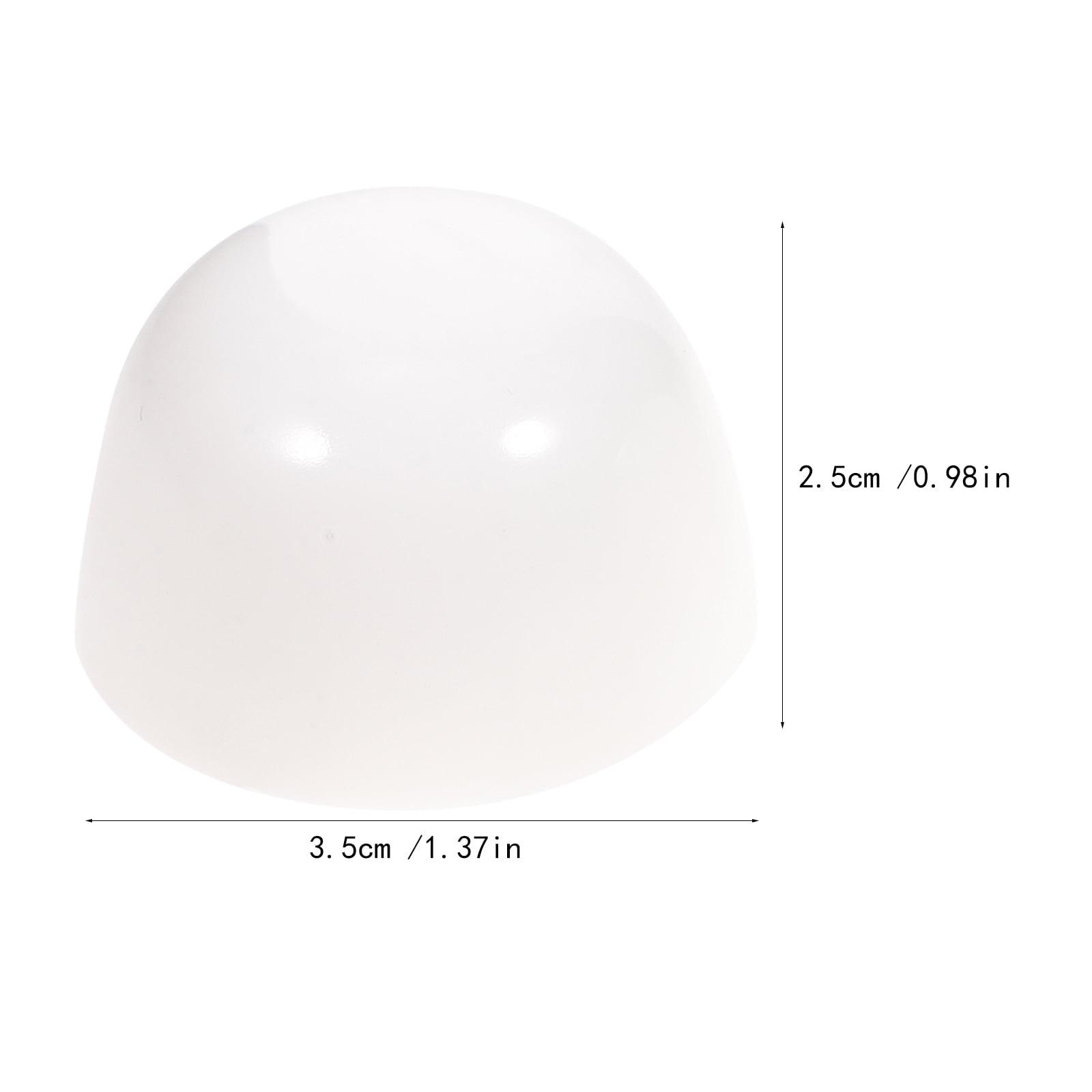 5 Sets Toilet Bolt Cover Round Toilet Pushon Bolt Cap Toilet Screw