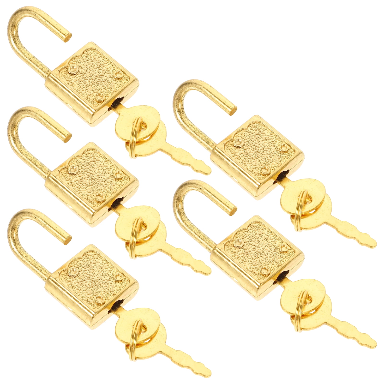 5 Sets Small Key Padlocks with Keys for Chest, Luggage, and Code Lock ...