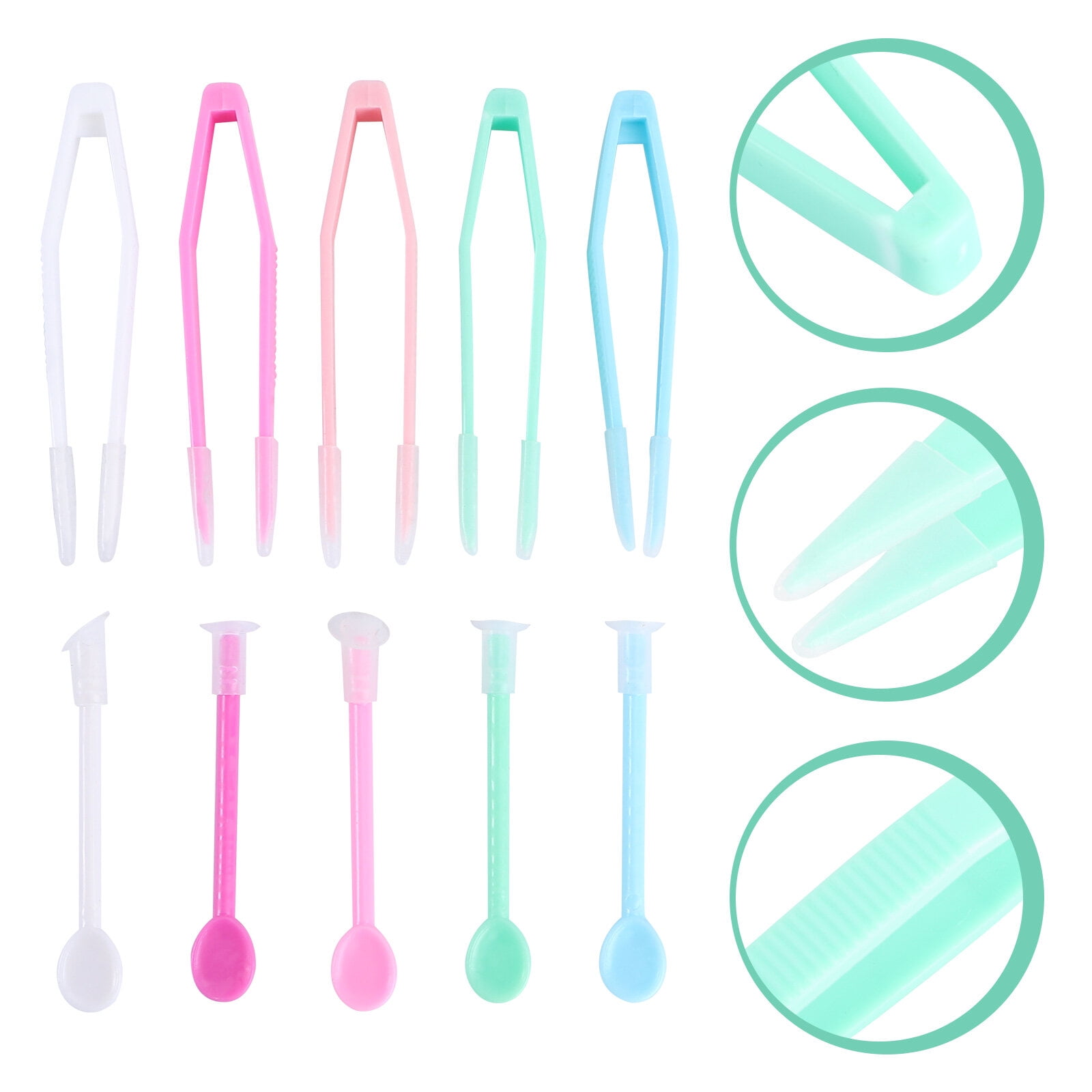 5 Sets Travel Portable Lens Tool Set Lenses Tweezers and Suction for Lens Inserter Remover ( )