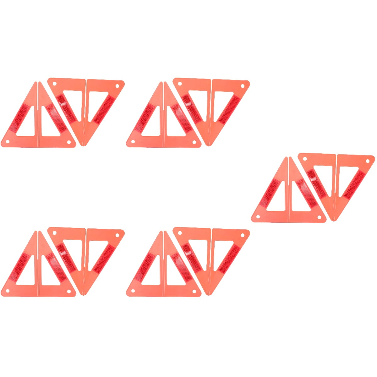 5 Sets Triangle Reflector Warning Kit Road Safety for Reflective Sign