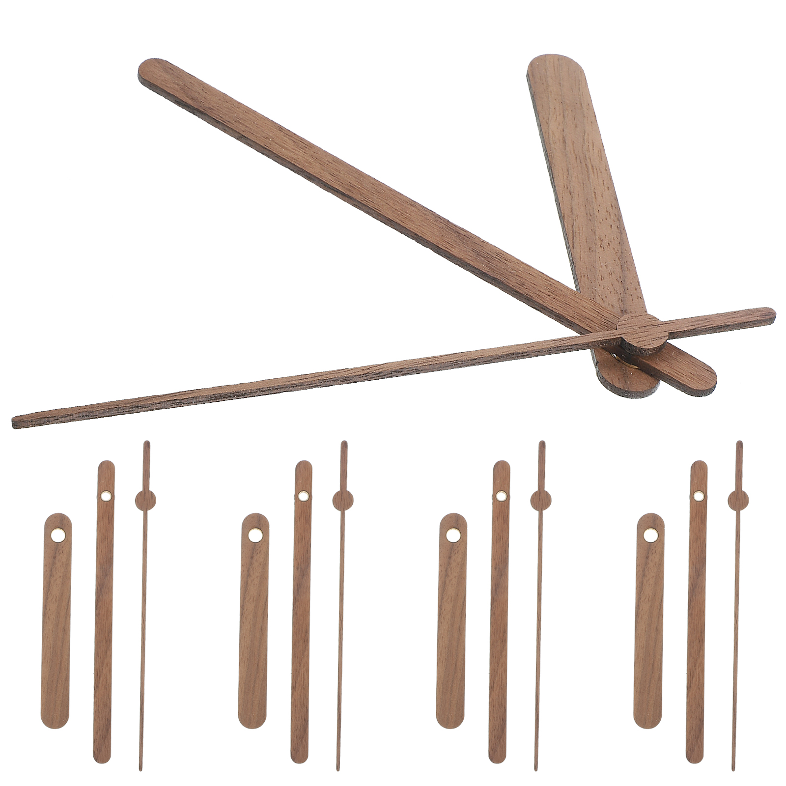 5 Sets Wooden Clock Hands Replacement Clock Hands Repair Clock Hands