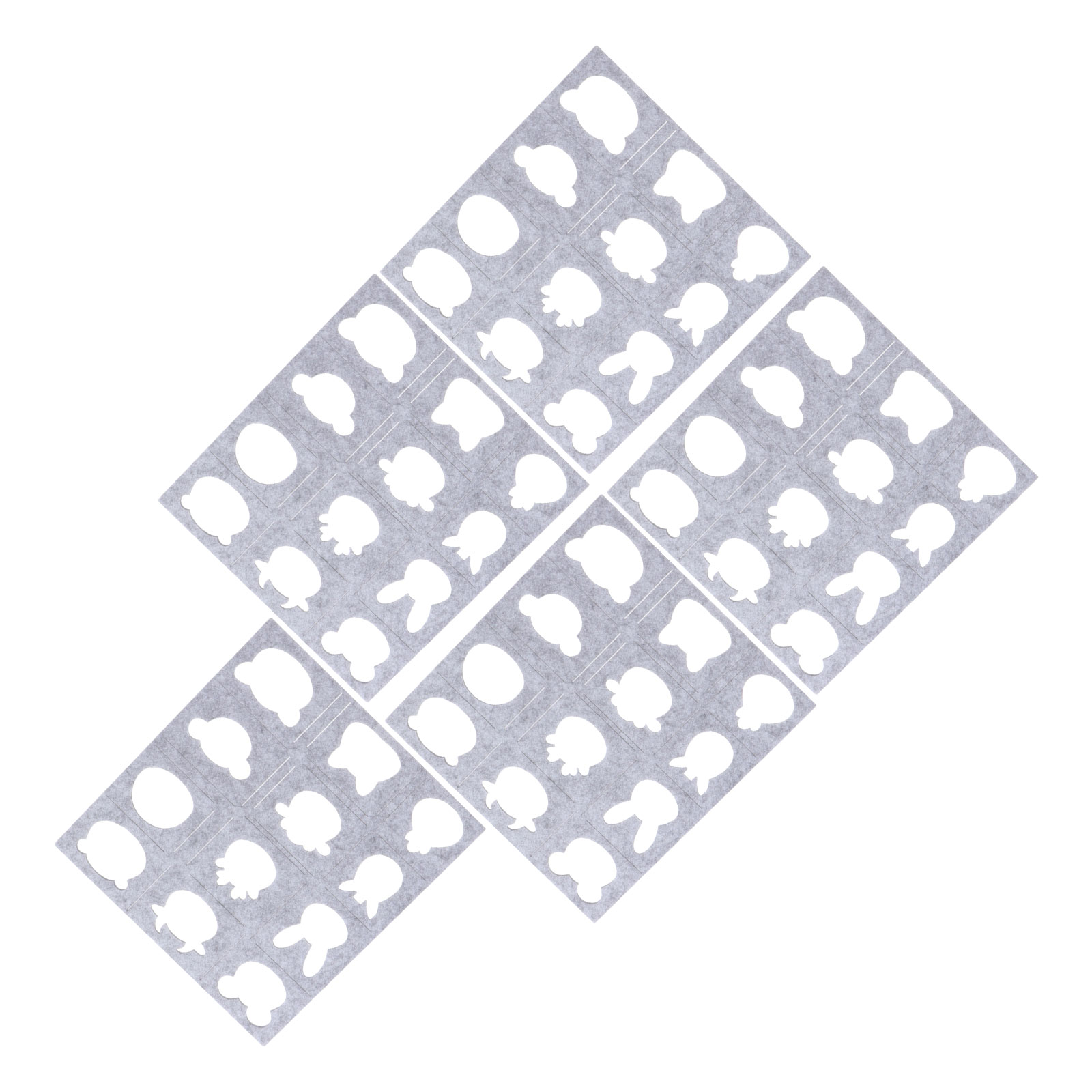 5 Sets Zodiac Template Animal Felting Applique Mold Wool Felting