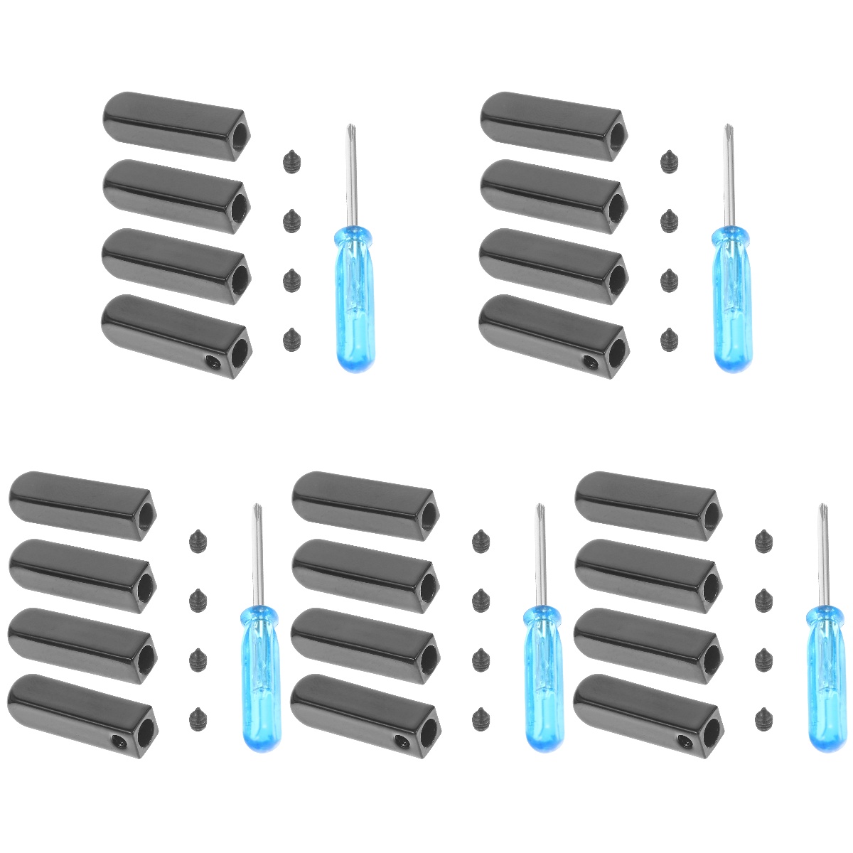 5 Sets of Metal Aglets Shoelace Tips Shoelace Aglets Replacement