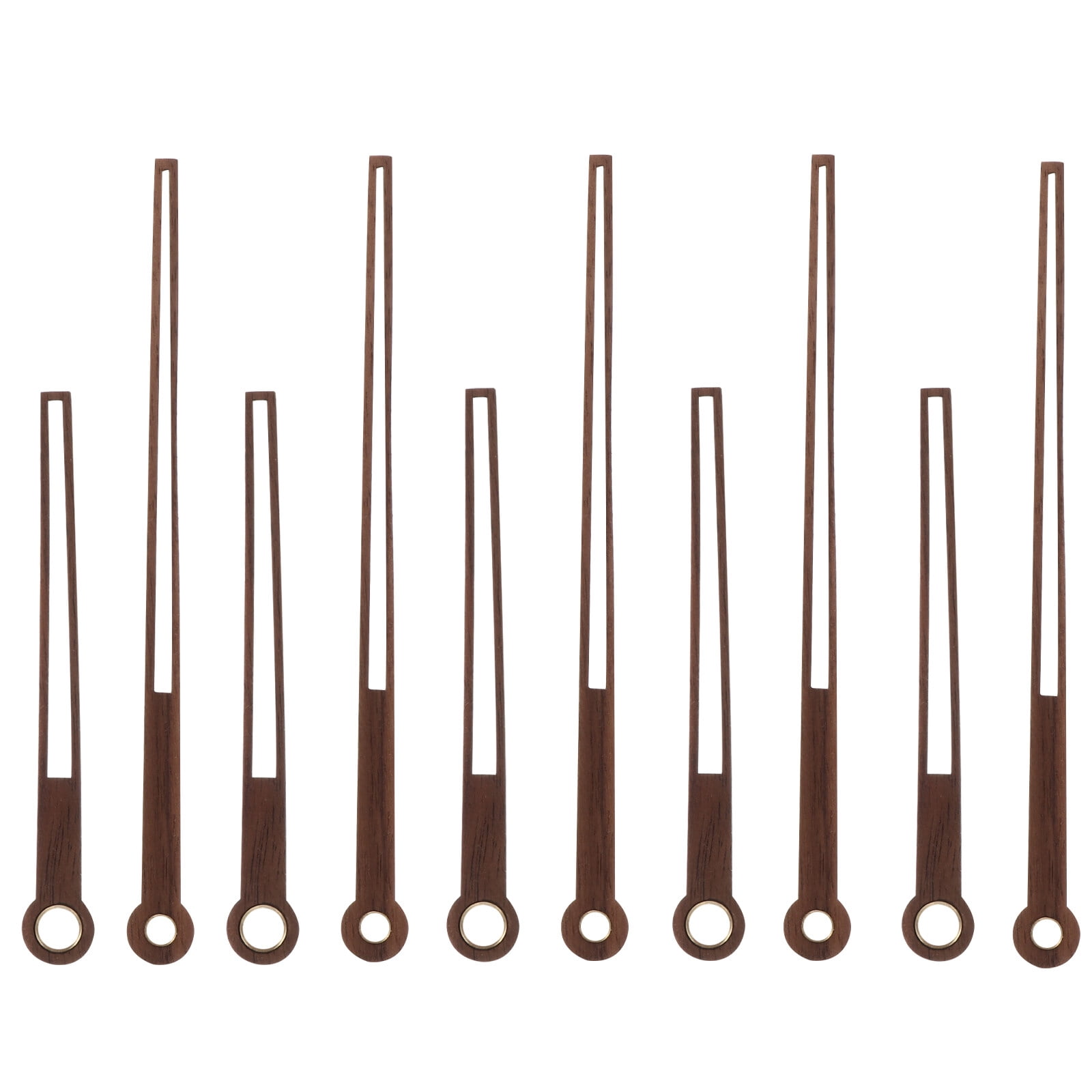 5 Sets of Wood Clock Hands Wooden Clock Pointers Replacement Clock ...