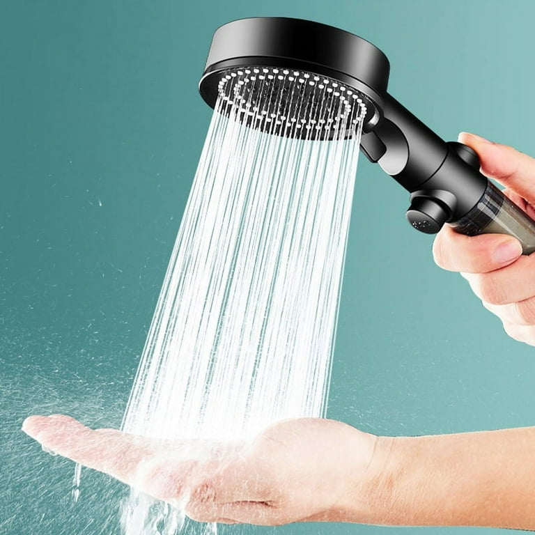 5 Settings High Pressure Shower Head with Filter Cotton Rain Shower Head with Handheld Adjustable Spa Shower Heads with Mist Mode and on off Switch