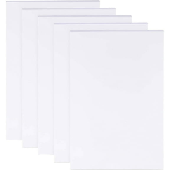 5 Sheets 3mm White Foam Boards 11.8x7.8 Rectangle Foam PVC Sheet Poster Board Mount Board for Mounting Crafts Modelling Art Display School Projects
