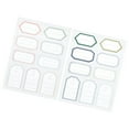 5 Sheets Classroom Organization Labels Adhesive Textbook