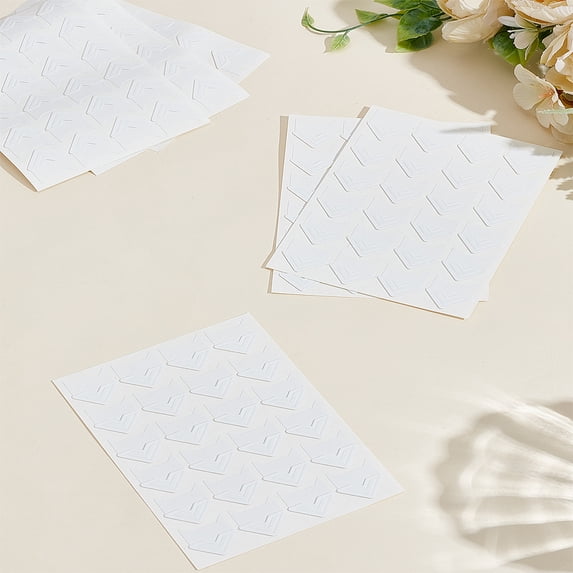 5 Sheets DIY Scrapbooking Albums Photo Corner Sticker WhiteSmoke ...
