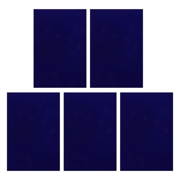 5 Sheets Fluff Adhesive Bottom Fabric Self-adhesive Flocking Cloth Gift Box Drawer