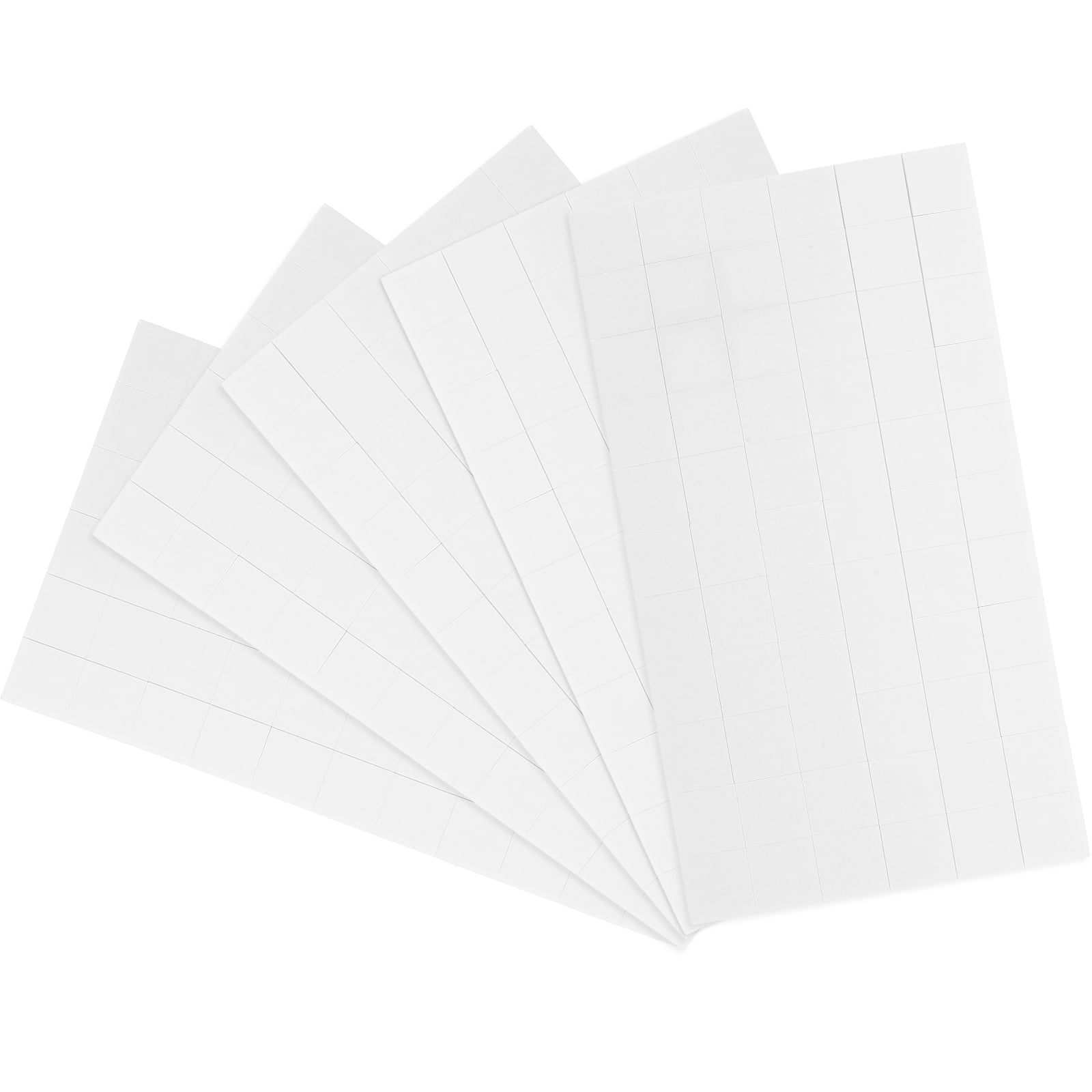 5 Sheets Foam Double Sided Tape Dual Adhesive Mounts Square Dot Card