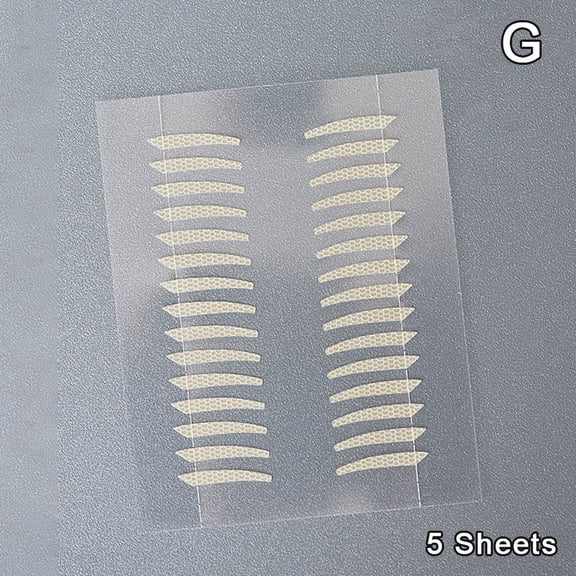5 Sheets Invisible Double Eyelid Tape Transparent Self Adhesive Natural Big Eyes Lift Non-marking Mesh-Lace Eye Stickers Eyes
