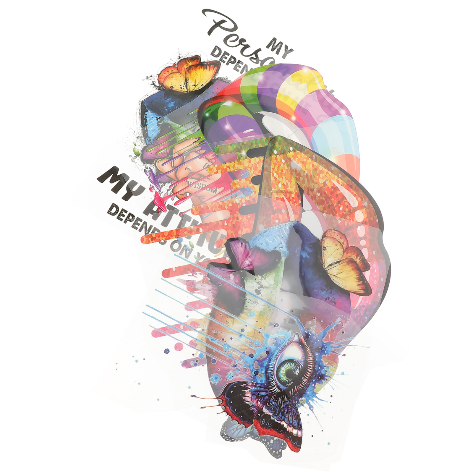 ONAPARTER 5 Sheets Iron Applique Appliques for Clothes Colorful Decor