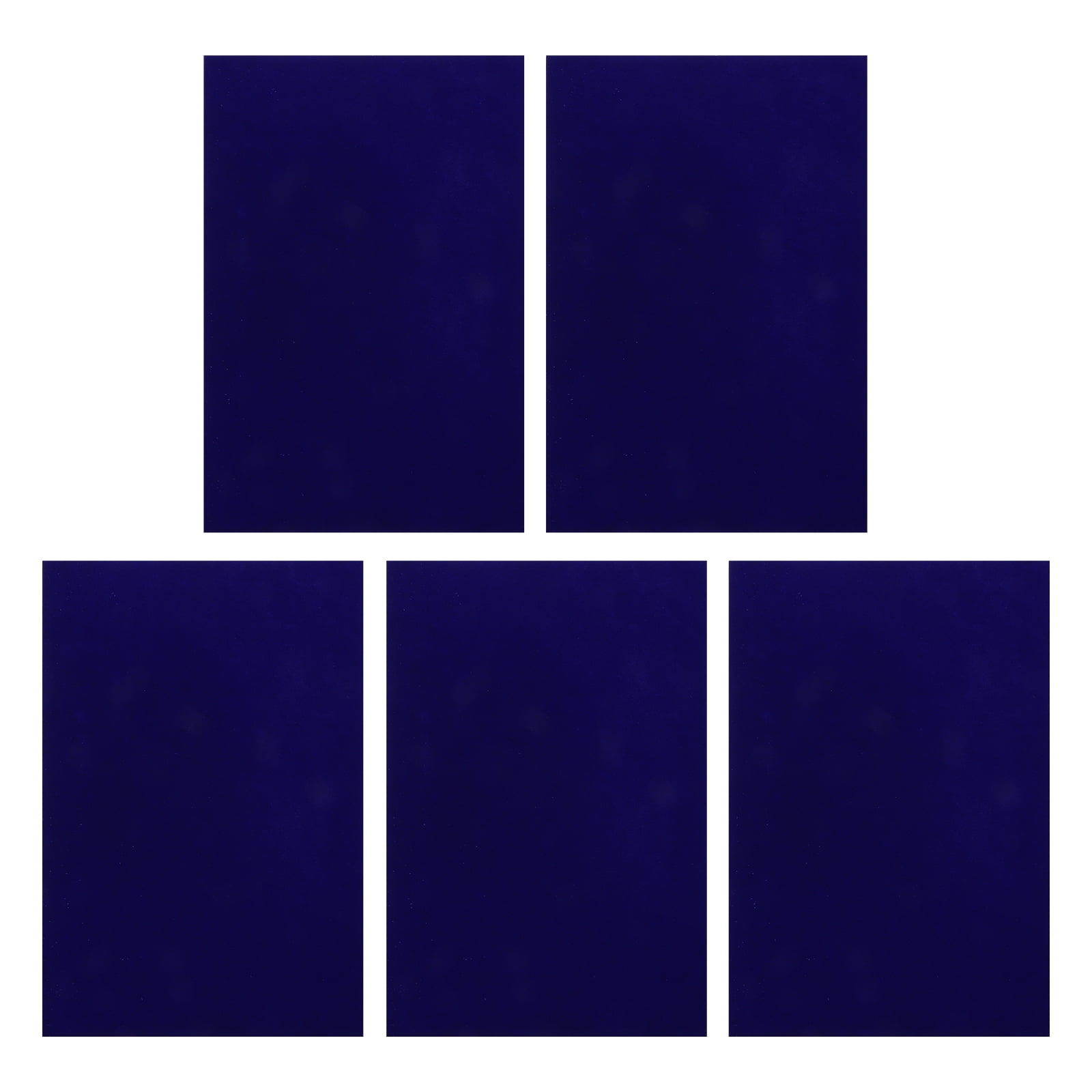 5 Sheets Jewelry Box Liner Fabric Self Adhesive Felt Fabric Flocking Liner Drawer Liner for