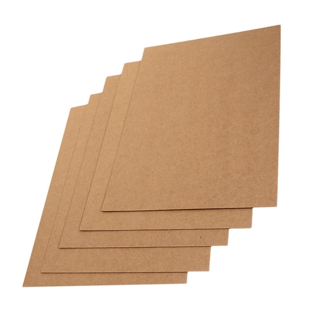5 Sheets Kraft Cardboard Drawing Paper for Kids Student Child Large