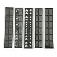 5 Sheets Nail Art Printing Template Different Patterns Hollow Out Nail