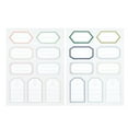 5 Sheets Office Organization Labels Waterproof Adhesive Blank Stickers