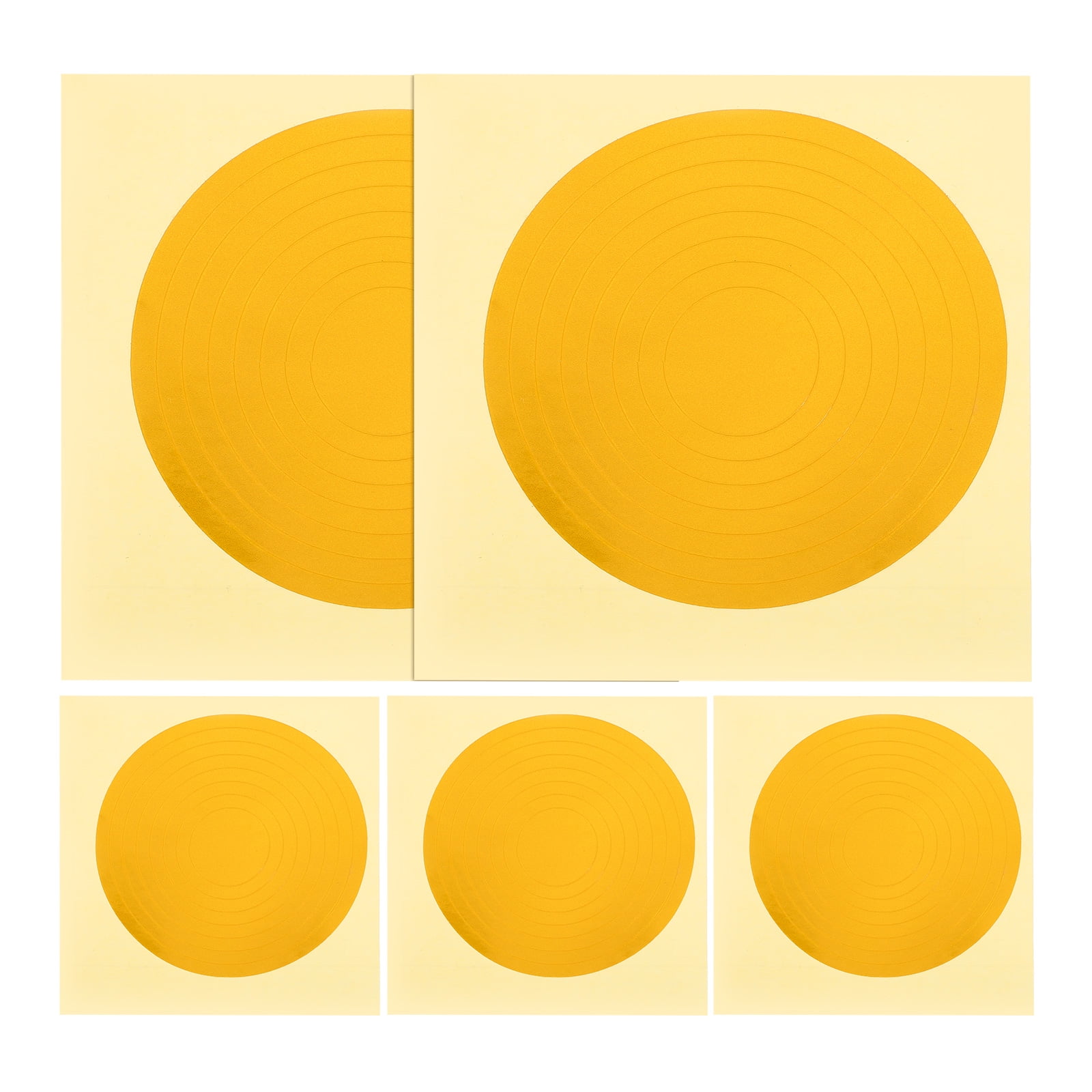 5 Sheets Pressure Gauge Identification Sticker Indication Labels