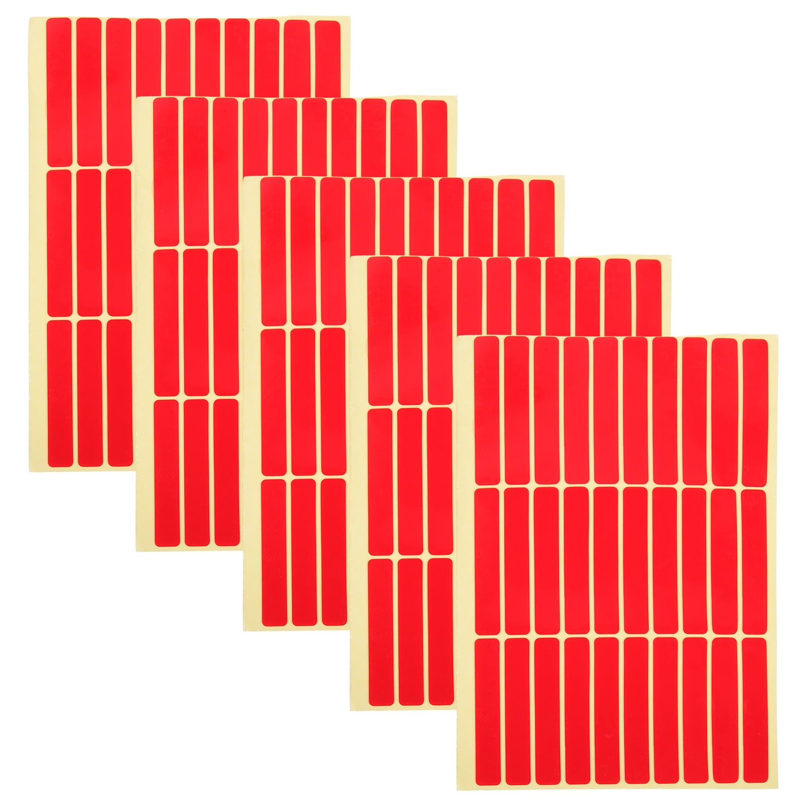 5 Sheets Transparent Doublesided Tape Nail Displaying Clear Tapes