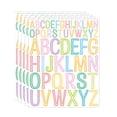 5 Sheets Waterproof Letter Sticker Alphabets Sticker Decal Reward ...