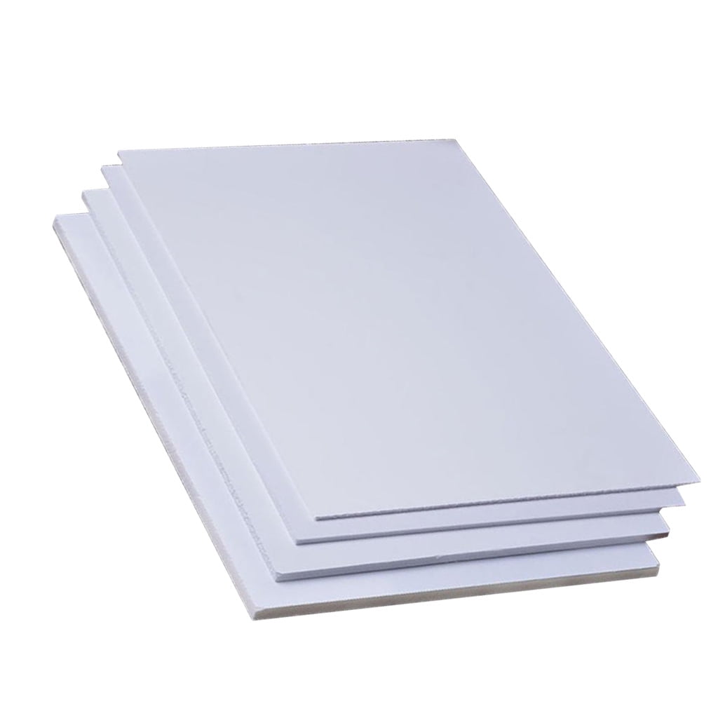5 Sheets White Foam Boards--Sand Table Building Model Materials 2mm / 3mm  Thick Foam PVC Sheet Poster Board Mount Board for Mounting, Crafts